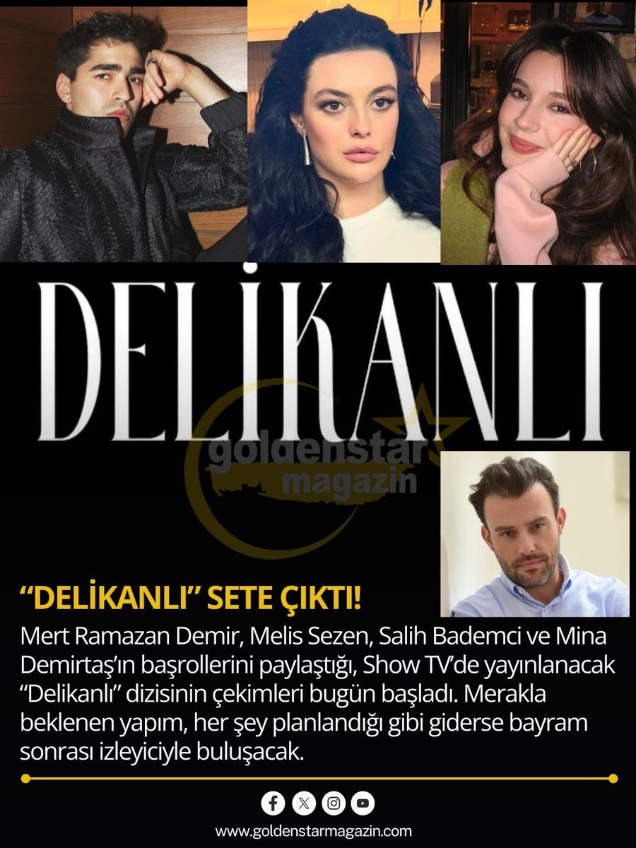 “Delikanlı” sete çıktı! 
#mertramazandemır #melissezen #salihbademci #minademirtaş #goldenstarmagazin