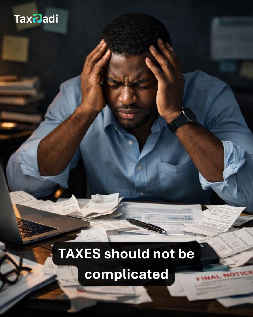 taxpadi's tweet image. Taxes shouldn’t feel like a headache. 
Stop stressing over paperwork and final notices.
There’s a smarter way to file, track, and stay compliant.

Choose TaxPadi – The smarter option.
Choose clarity.
Choose confidence.

#Taxpadi #SmartTax #FileSmarter #TaxMadeEasy