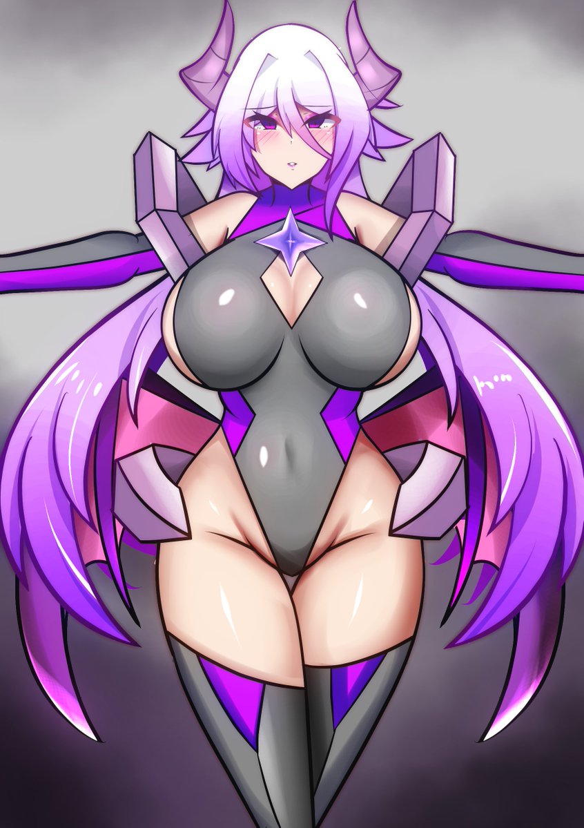 変身ヒロインになった世界の神威さん
と悪堕ちバージョン… 