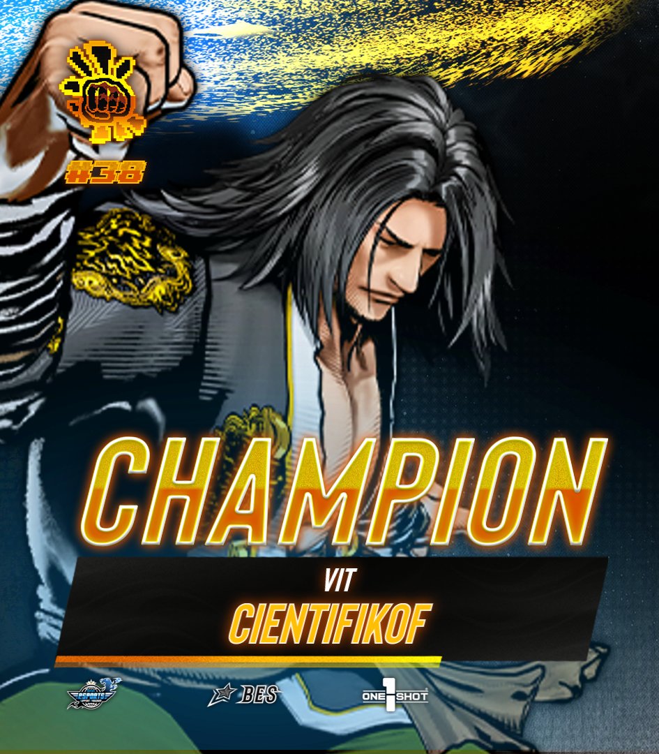 BreakoutES's tweet image. 💫 Breakout Series: #FatalFuryCOTW #38

Congratulations to @CientifiKOF!!!

🏅 Your BES Top 8:
@FightCoachFight / @Diez_Ozora / Son Terrgeta / @JohnyKOF / @AlexSmithFGC / @ShadowKing_FGC / @IncredibleFuzz

🎙️ Special Thanks to: 
@Lobrylla, &amp;amp; @T0ma_D0c

#FatalFury #CityOfTheWolves