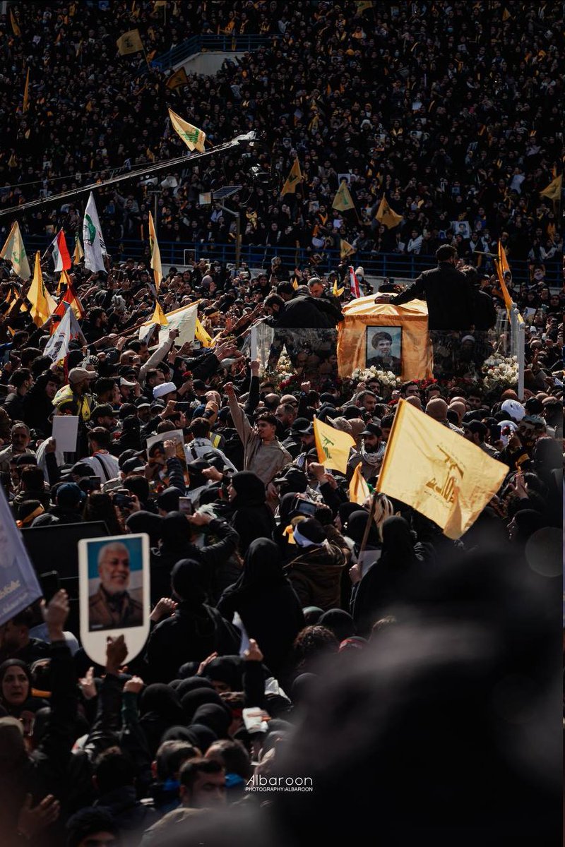 هكذا هي مناياهم قادة وسادة مجاهدين فشهداء، هو تدرجهم الزمني والمكاني

صور من مشاركة المقاومة الإسلامية كتائب حزب الله في يوم تشيع #شهيد_الامة السيد حسن نصر الله رضوان الله عليه