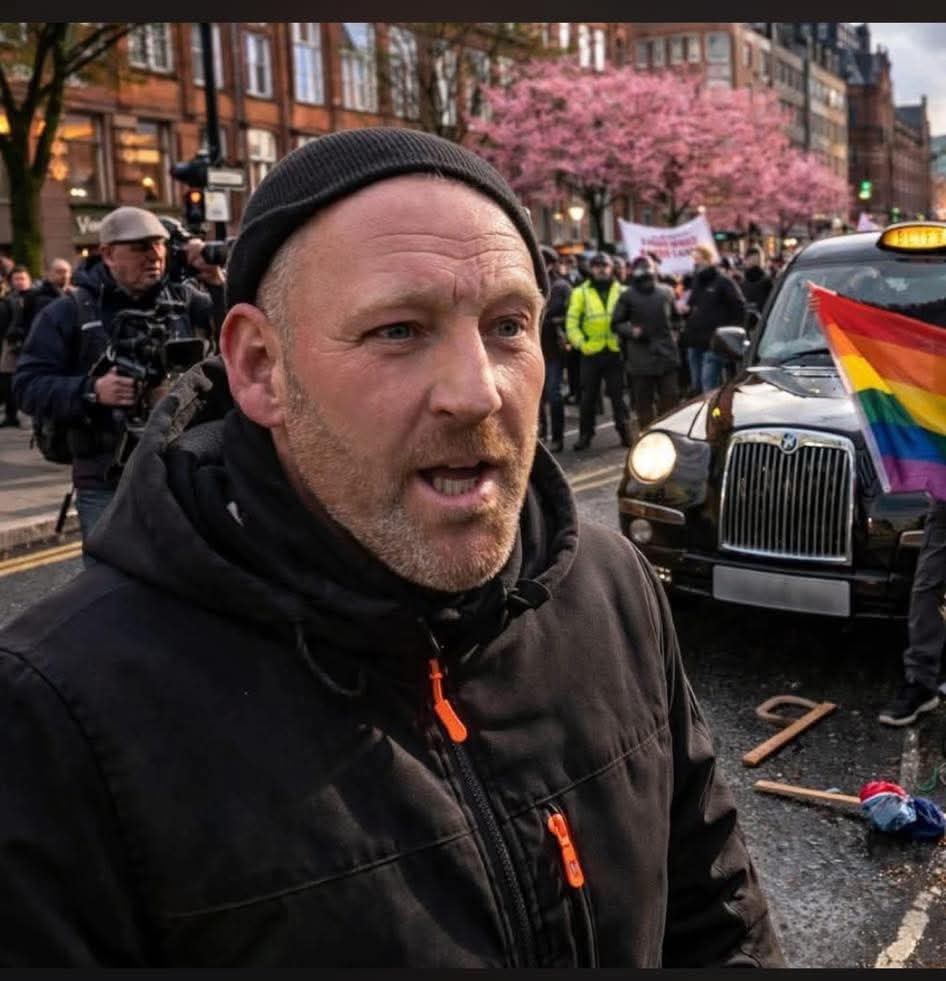 John Hutchinson the Antifa gobshite from Manchester.

He was jailed for sexually assaulting a male taxi driver on Christmas Day 2012. He repeatedly made lewd gestures, grabbed the driver, and tried to unbutton his trousers.

Make him famous.

⚡️⚡️

👇🏻
