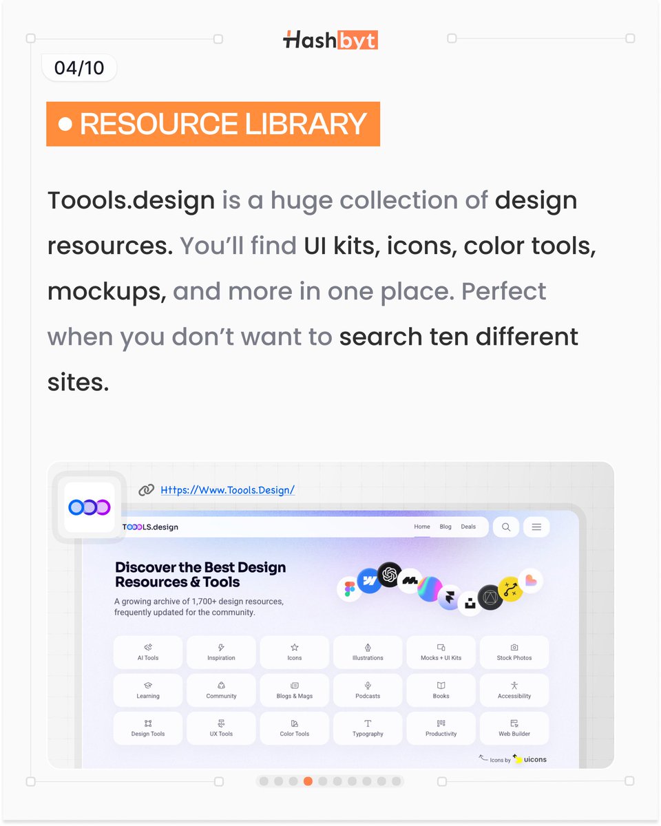 hashbyt's tweet photo. https://t.co/m5Y1HzaqM0 = resource shortcut.
UI kits, icons, colors, mockups all in one place.
No more searching 10 tabs.
#DesignResources #UXTools https://t.co/rmAhMIEAXO