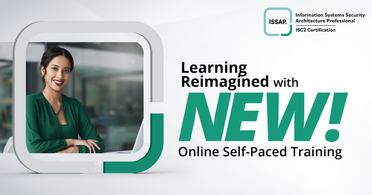 ISC2's tweet photo. Adaptive Online Self-Paced #ISSAP training adjusts to your knowledge, helping you focus on gaps and skip what you already know.
Study smarter: https://t.co/3gmzMsCAeh https://t.co/EP9SIz1jsz