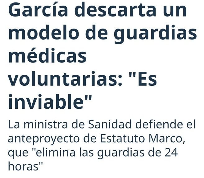 La responsabilidad d atender a los pacientes 24/7 es d la Administración. No d los médicos. Descargar esa responsabilidad en los profesionales es una dejación d funciones intolerable. ¿Los pacientes tenemos derecho a ser atendidos? Sí, pero no x médicos exhaustos y explotados...