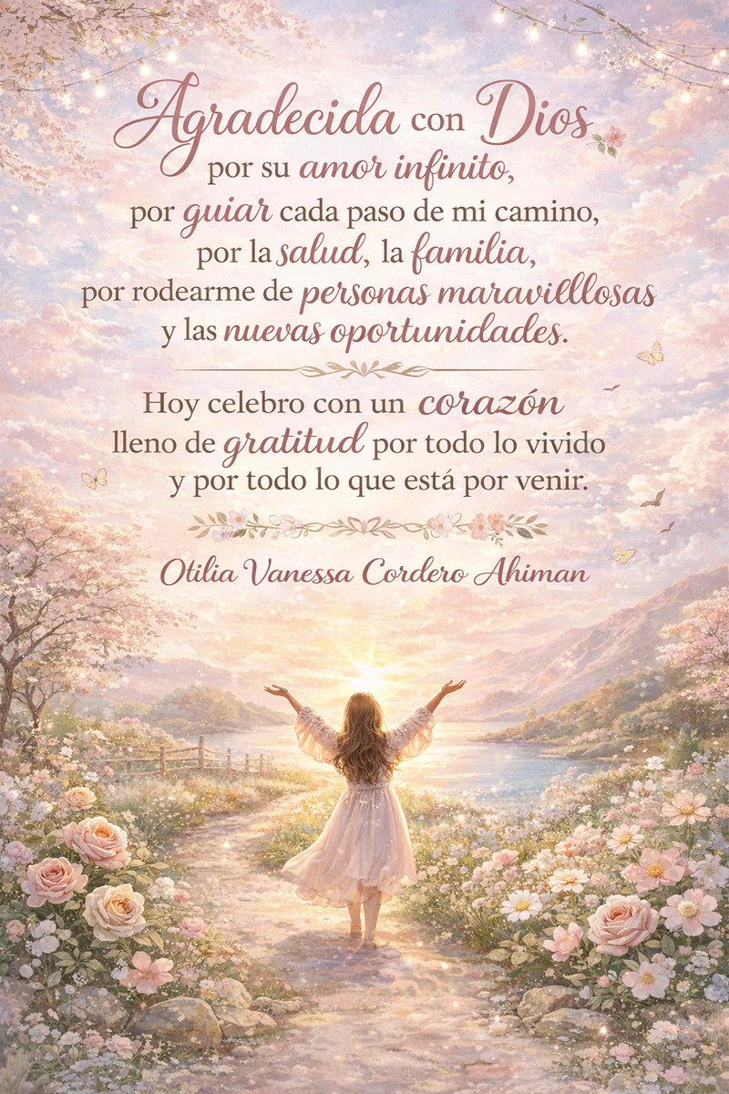#Dios maravilloso gracias infinitas por la vida y por todo 😇