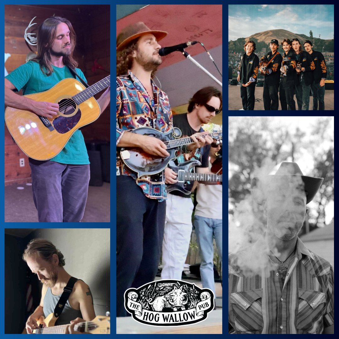 🎶 This Week at The Hog Wallow Pub 🎶

🔥 TONIGHT - Tuesday, Feb 24 — Jared Nels
Bluegrass, bluegrass fusion, rock, blues &amp; outlaw country vibes

🎸 Wednesday, Feb 25 — J Carmichael
Americana and rock sounds  ￼

🤠  Thursday, Feb 26 — Country Ramble w/ MoSnow
Classic country

🪕