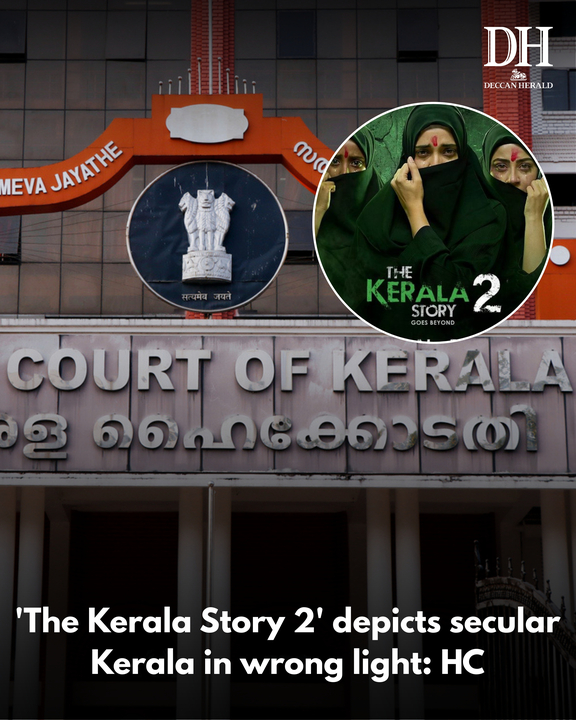 DeccanHerald's tweet image. The #KeralaHighCourt on Tuesday observed that '#TheKeralaStory2 - Goes Beyond' depicts a state like #Kerala where everyone lives in communal harmony in a wrong light.

deccanherald.com/india/kerala/t…