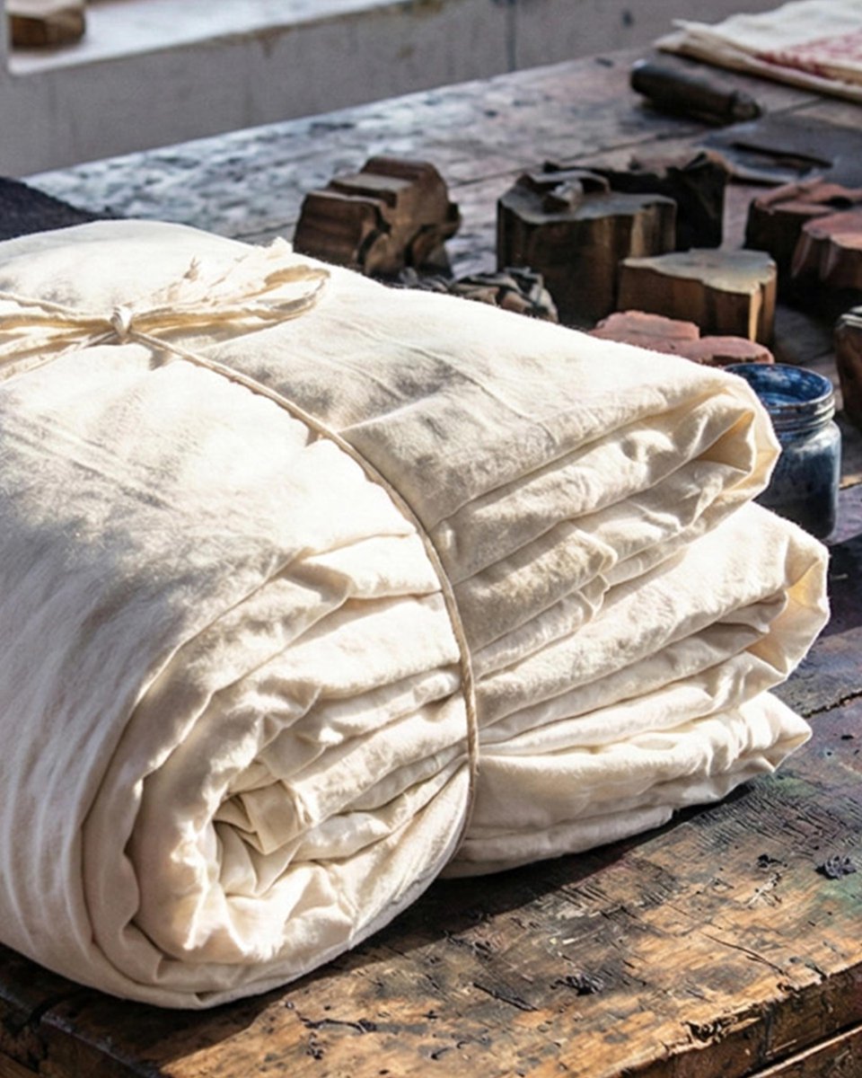 Dmaasa_'s tweet image. Handcrafted. Sustainable. Timeless. | DMAASA
From wooden blocks to organic cotton, DMAASA keeps the art of handblock printing alive. Sustainable textiles for a conscious world. 🌿✨

#DMAASA #SustainableFashion #HandblockPrinting #OrganicCotton #SlowFashion