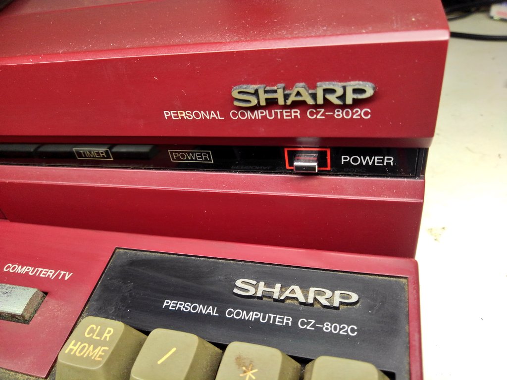 シャープX1のカセットテープ記録式、86年に中古で買った初めての
