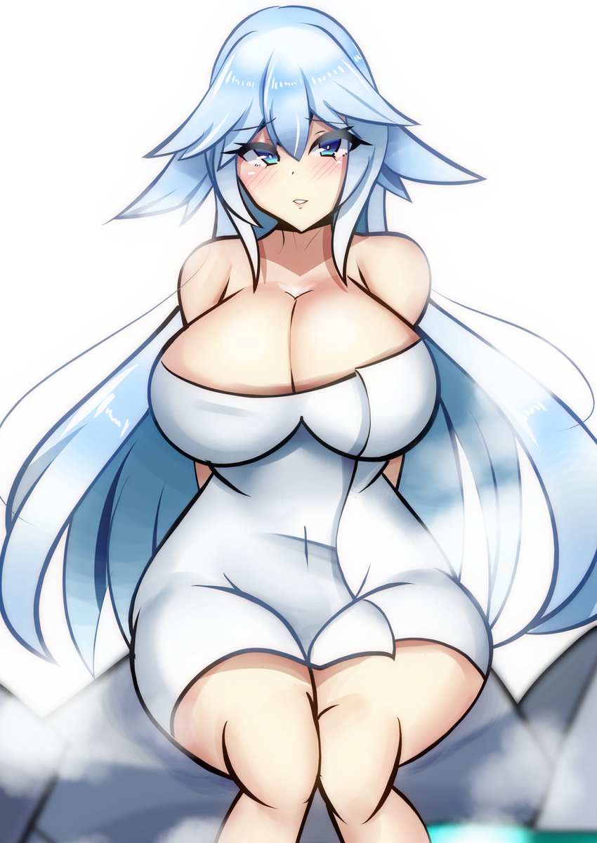 うちの子白雪さん。
記憶喪失の美女です。
その正体は元悪の幹部…!そう光堕ちヒロインです! 