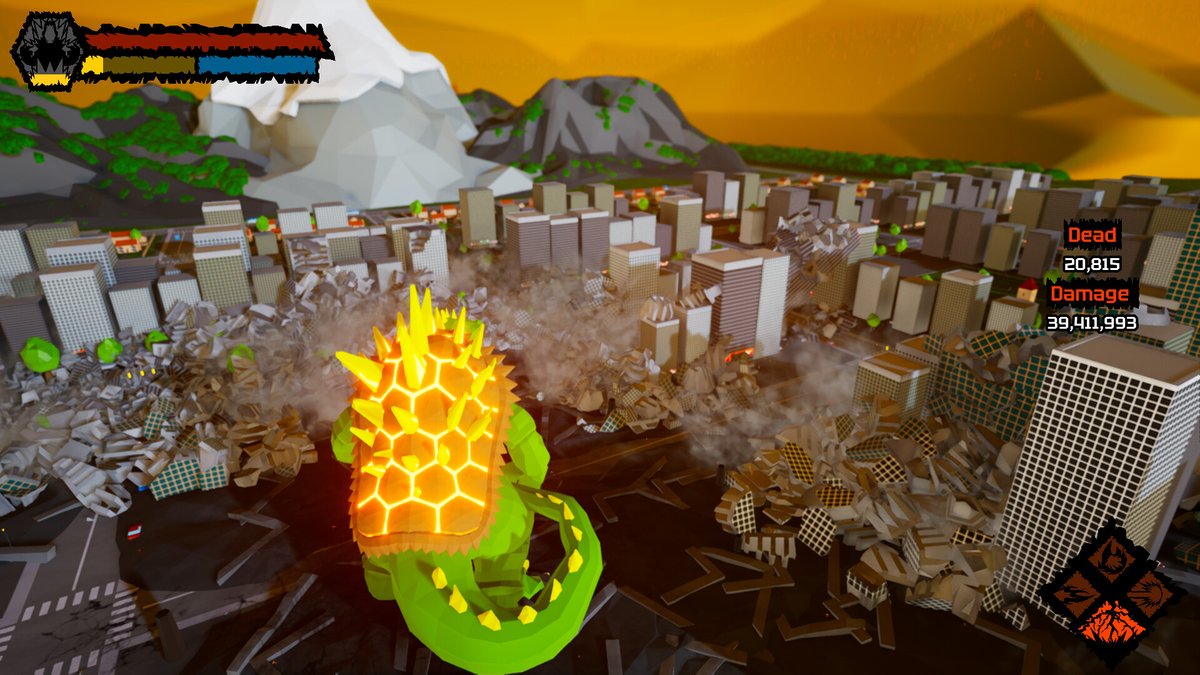 gamespark's tweet photo. 大怪獣VS大怪獣！世界中の都市を壊しまくれる怪獣サンドボックスACTが正式リリース―採れたて！本日のSteam注目ゲーム【2026年2月24日】
https://t.co/l1arCXx8ra

怪獣になってビルを倒壊させ、他の怪獣を蹴散らし、最強の怪獣を目指そう。 https://t.co/QLyvRu8EM6