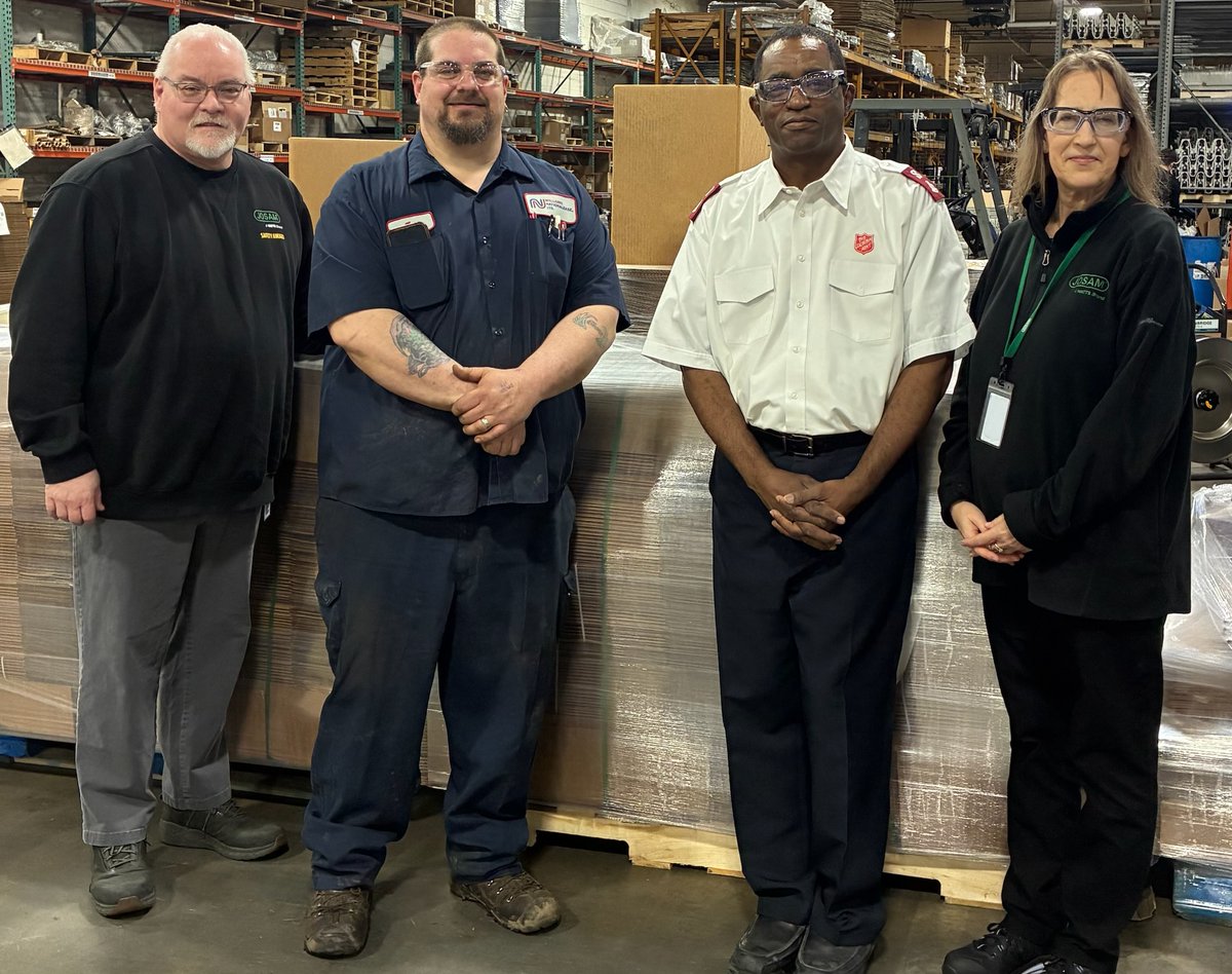Through the Watts Cares program, Josam proudly donated hundreds of new boxes to The Salvation Army of Michigan City supporting ongoing community efforts. Williams Dedicated providing their semi/driver to handle the pick-up &amp; delivery.

#WattsCares #Community #MichiganCity #Josam