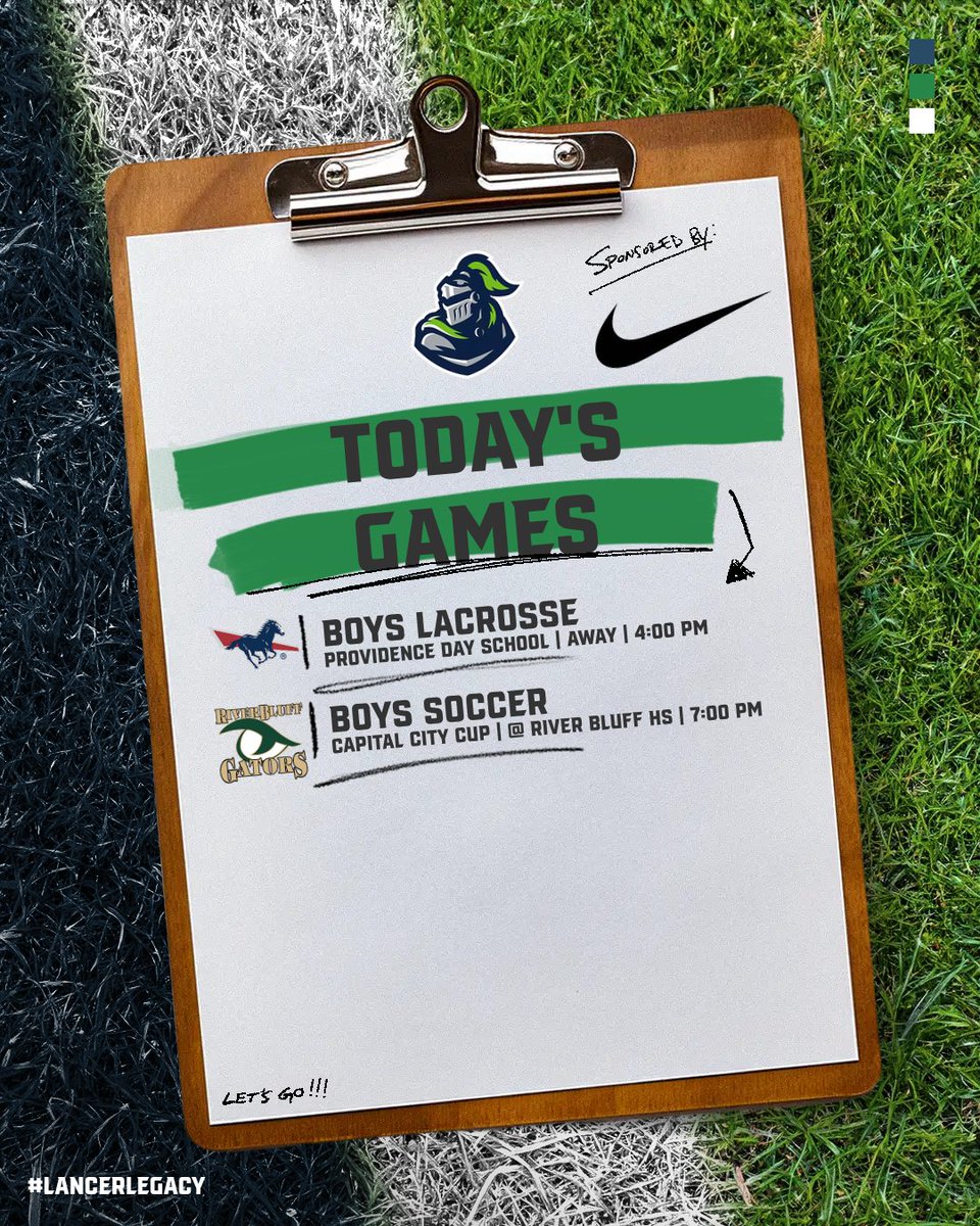 LegionLancer's tweet photo. Legion Lancers game schedule for today! #LancerLegacy https://t.co/iDLFPJCX5s
