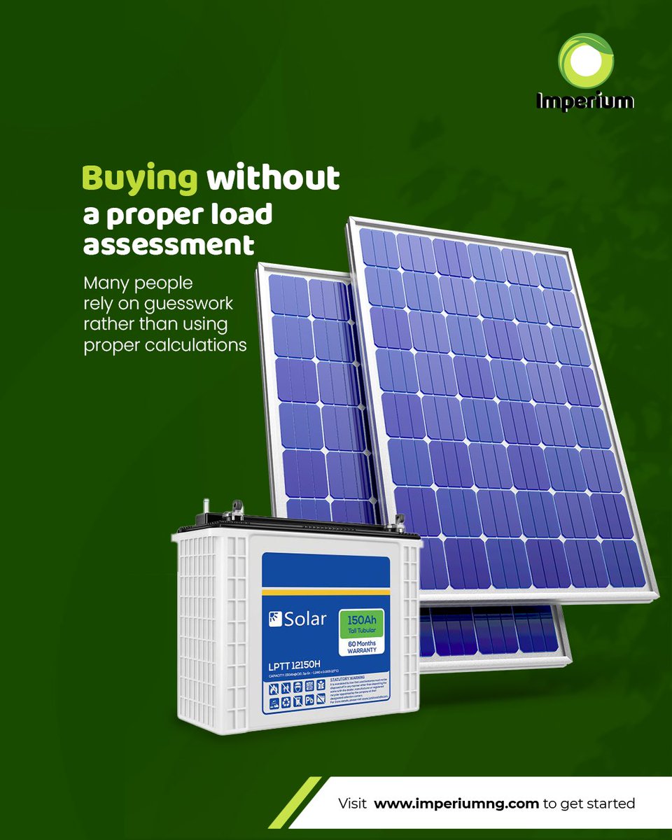 myimperium's tweet image. Stop wasting money on the wrong solar! 
Avoid these 3 common mistakes and find the right system for you. 

Click the link in bio to get started. 
~~
#solarenergy #myimperium #solarsolutions #solarinvertersystem #solarinverters