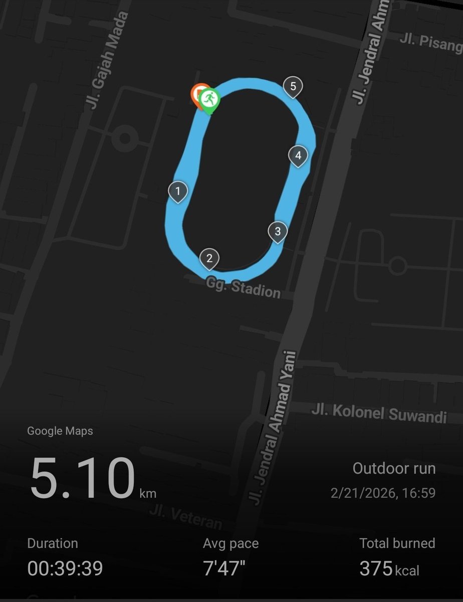 anpramudi's tweet photo. @tirta_cipeng Pertama kali dapet 5km pas bulan puasa dok https://t.co/JUGRWpEoHn
