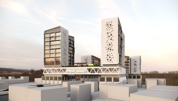 Msiddc Itwari Market, 2B+G+12, 3.62 lakh Sq. Ft. GLA mixed use development of ...