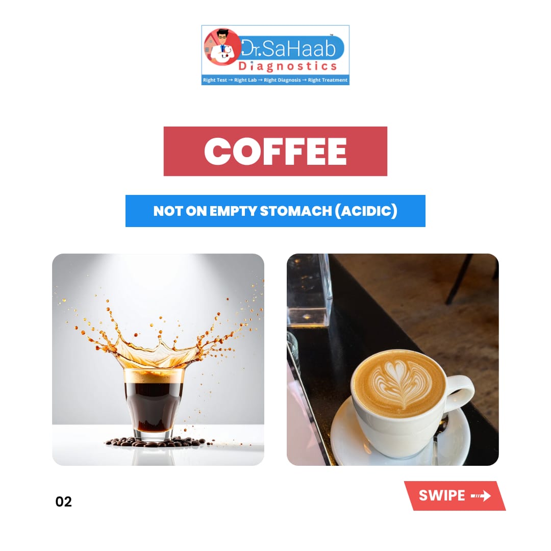 drsahaabdiagnos's tweet image. ⚠️ What you drink matters — but when &amp;amp; how matters more!

Coffee on empty stomach? ❌
Beer + painkillers? ❌
Green tea with meals? ❌
Energy drinks + alcohol? Never.
Small habits can impact your gut, liver, sleep &amp;amp; heart.

🌐 drsahaab.com
📞 +91 85275 06066

#labtest