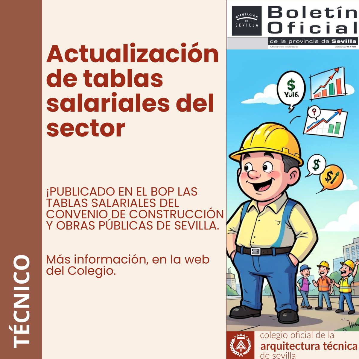 Colegio de la Arquitectura Técnica de Sevilla tweet media