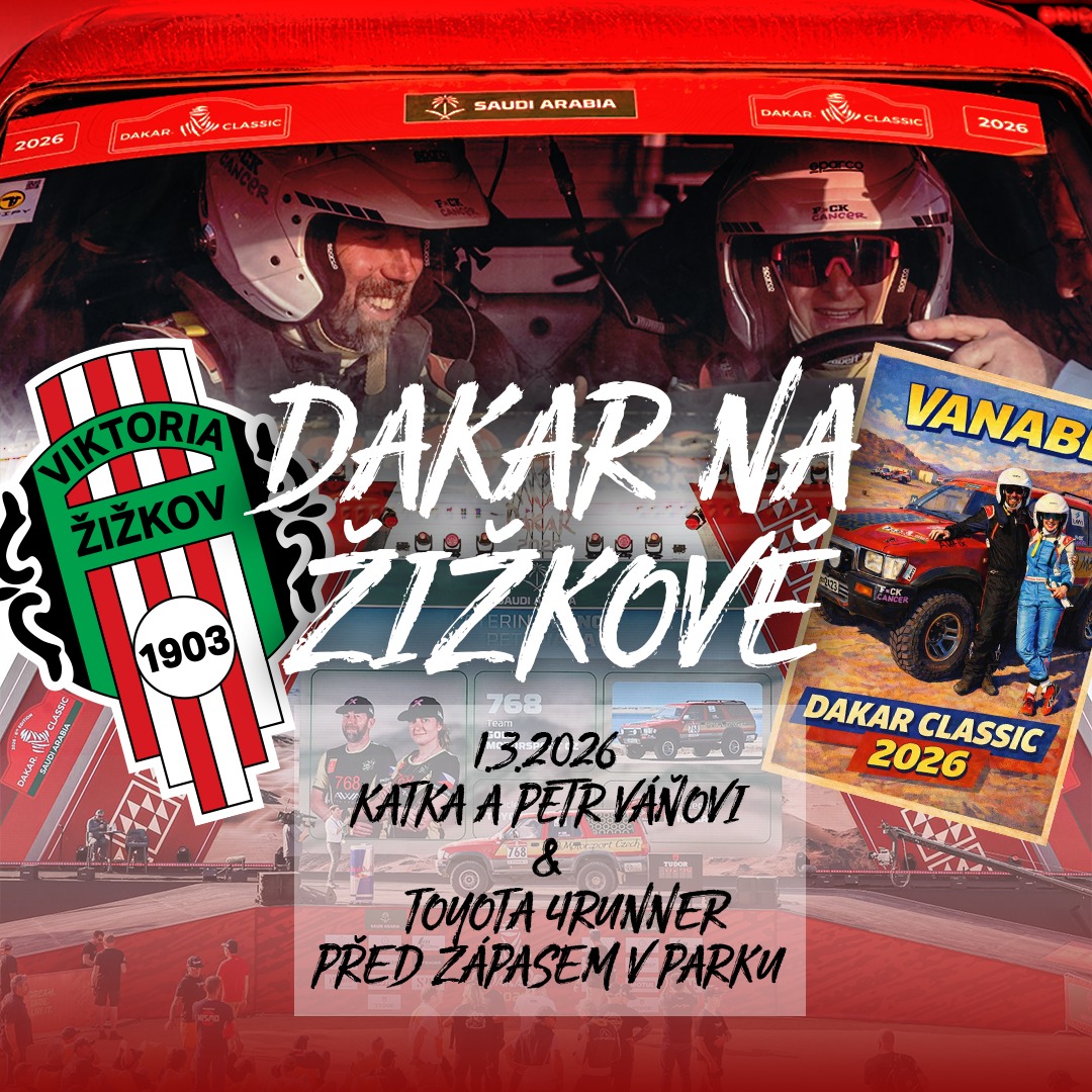 fkvz1903's tweet photo. Že naše Kačka jela @dakar, už víte. Ale nevíte, že v neděli před zápasem přistaví s Petrem svoji závoďáckou Toyotu 🚘 do parku u stadionu! Malí Viktoriáni si tak budou moci nasadit helmu a posadit se za volant a ti dospělí si zasoutěží o speciální jízdu ...🤍❤️

#ZIZCHR #Dakar https://t.co/3UUWqqHs5I