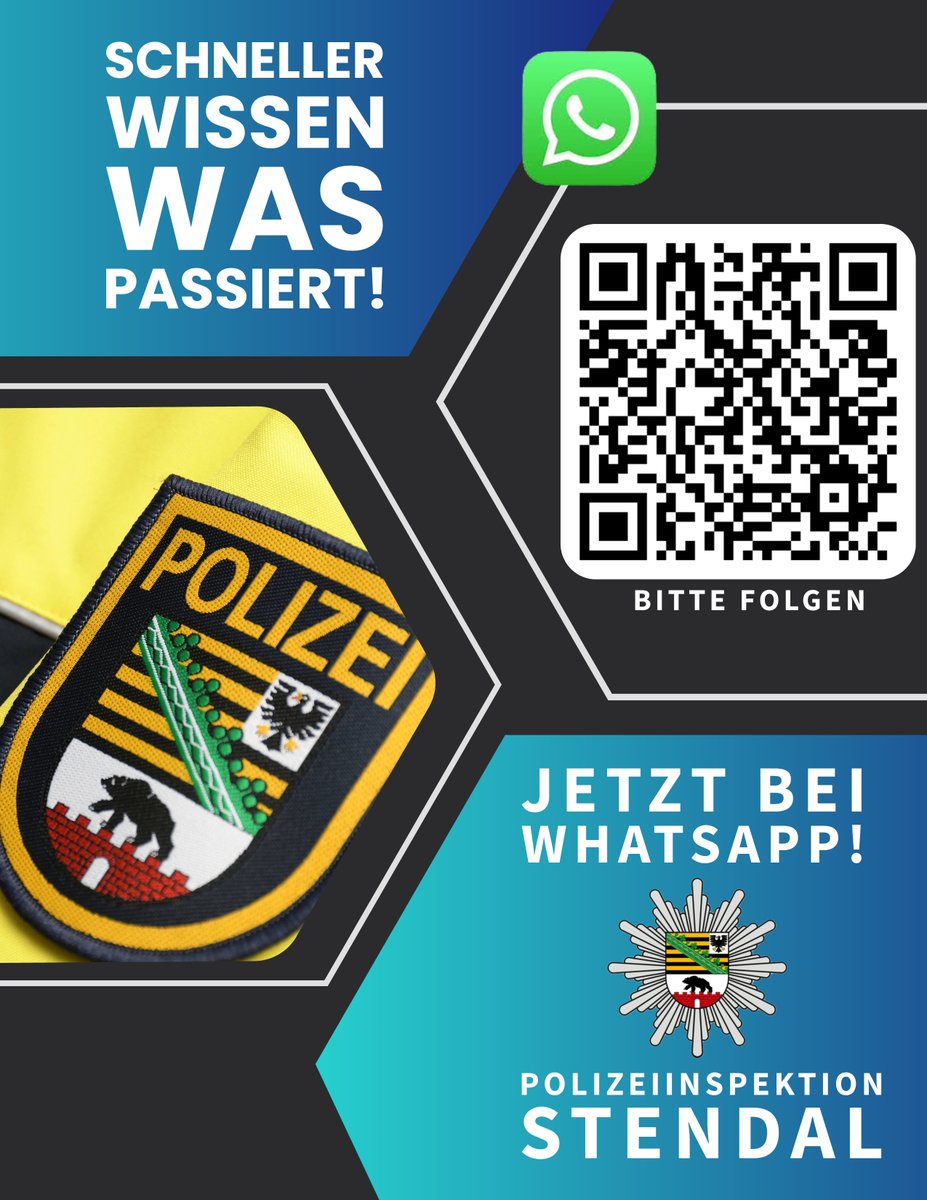 Polizei Stendal tweet media