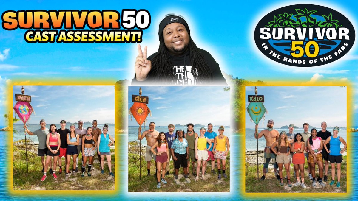 Survivor 50 Cast Assessment 👉🏾 youtube.com/live/hjTdxpaEx…