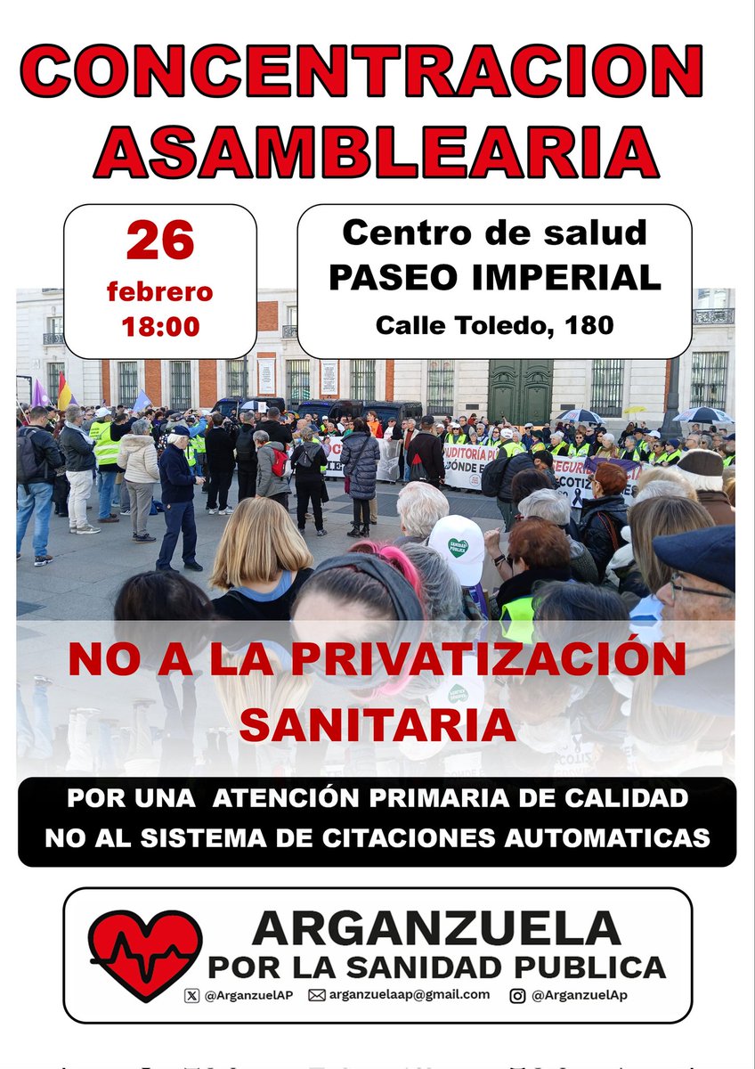 PlataformArganzuela por AP y SUAP tweet media