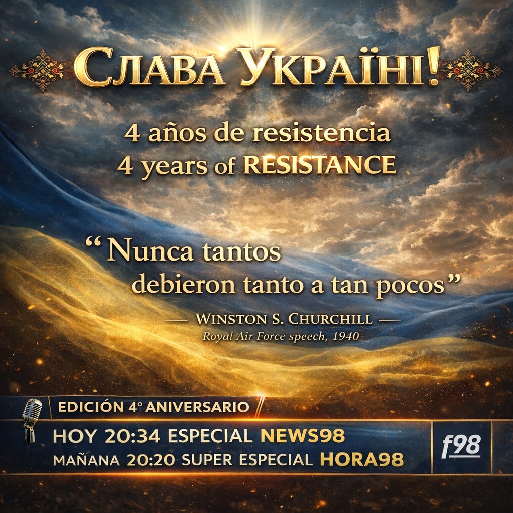 Resistencia. 

En Ucrania, resistir no es un debate populista de TV, es una obligación para mantener la libertad del invasor. 

En un momento dónde los populismos siempre ganan, en un frente lejano, hay unos que están luchando por nuestra libertad. 

Gloria a los Héroes. 4 años.