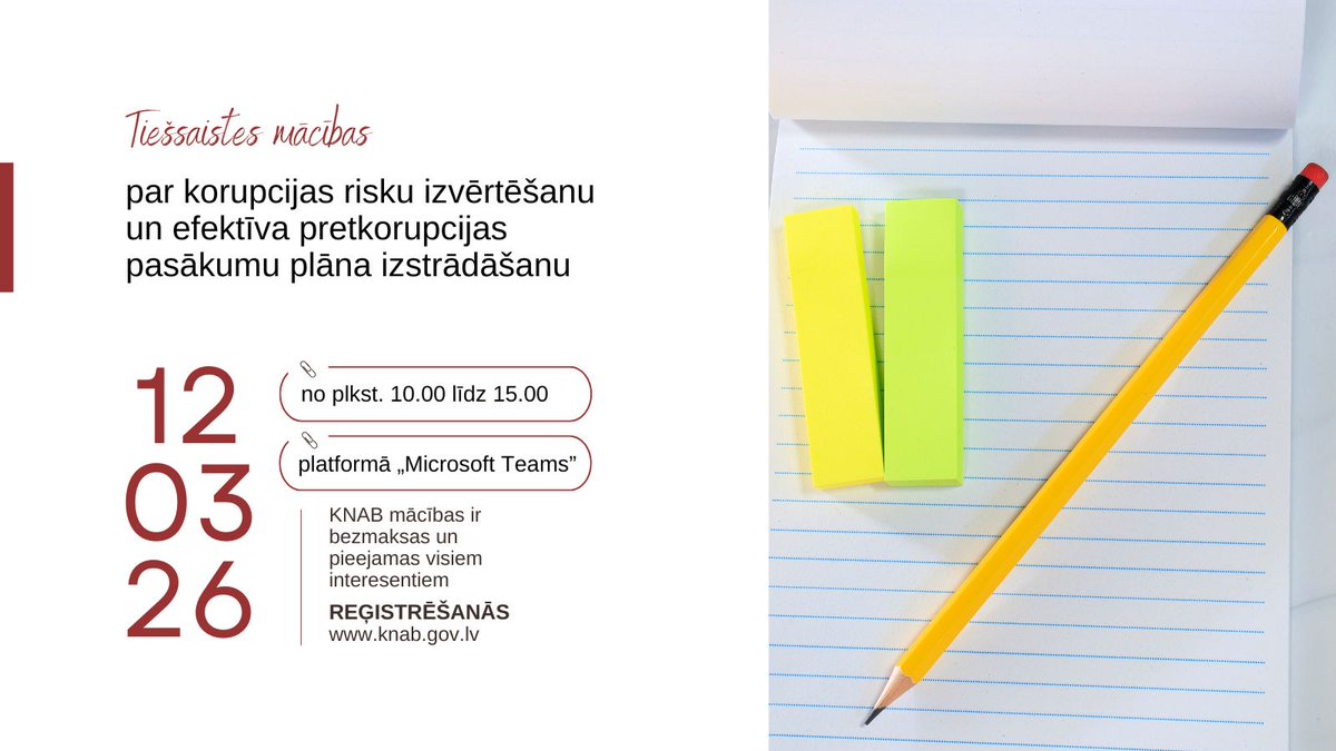 Korupcijas novēršanas un apkarošanas birojs tweet media