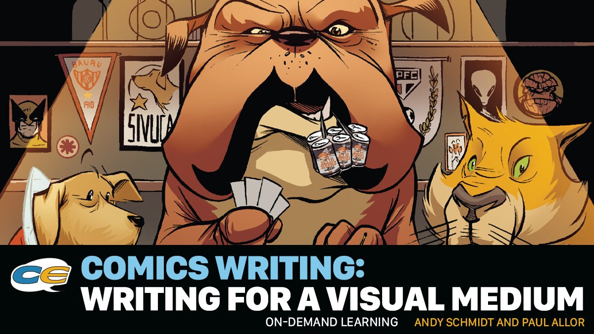 Learn to write scripts that make your artist's best work possible. Comics Writing: Writing for a Visual Medium. bit.ly/3zzolal