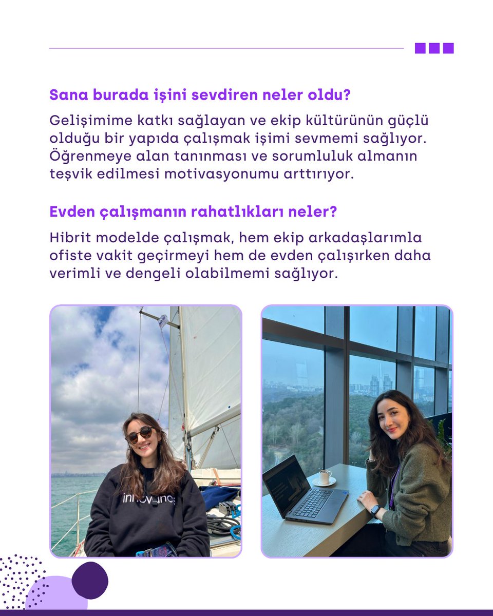Bu ay, Innovance ve Sen köşemizde Zuhal ile bir araya geliyoruz. 💬✨

Sohbetin tamamı için kaydırın. 👉

#Innovance #InnovationInAdvance #CompanyCulture #LifeAtInnovance  #EmployerBranding