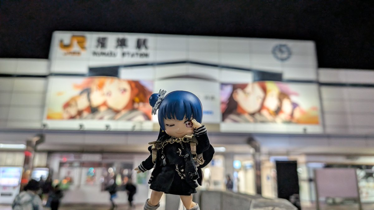 南口に戻ってきたよ！善子ちゃん！！ #沼津