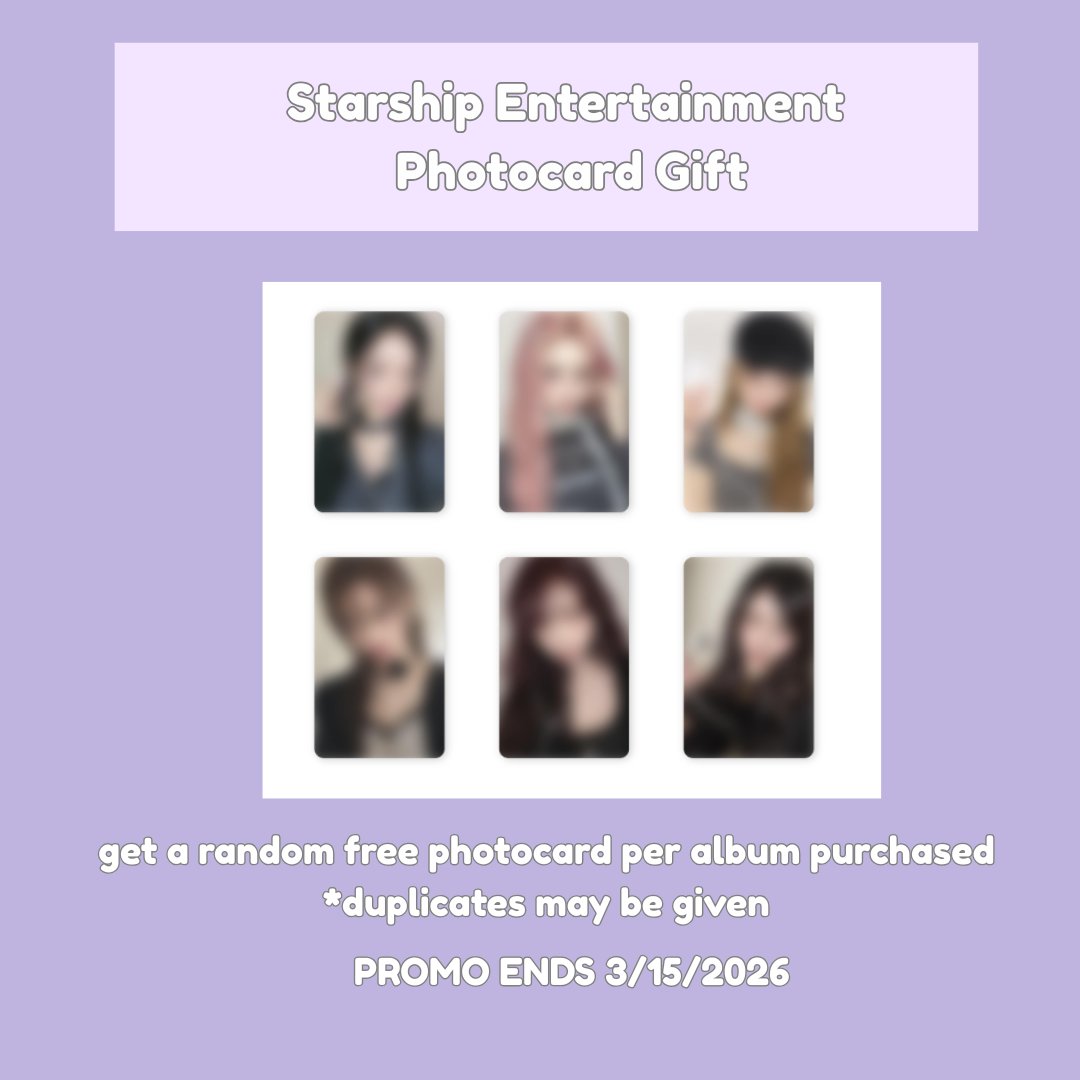 #IVE 2nd Album Revive+ ( LOVED IVE VER) Photocard Event 

Unreleased Photocard Gift for all participants 

📅~3/15/2026 11.59 PM EST 

#photocard #kpop #starshipentertainment 

𑣲⋆｡˚