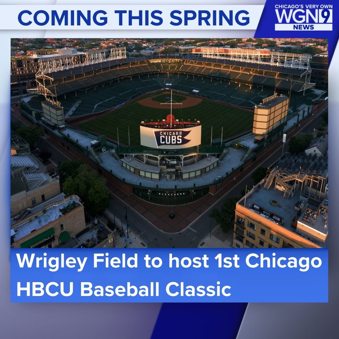 Wrigley Field is gearing up to host the first-ever Chicago HBCU Baseball Classic this spring.

find out more: wgntv.com/sports/wrigley…