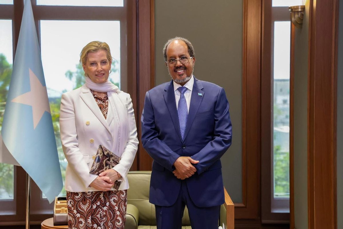 Ahead of International Women's Day (8 March), the Duchess of Edinburgh of the #UK royal family made a two-day visit to #Somalia from 23 to 24 February, where she met with President @