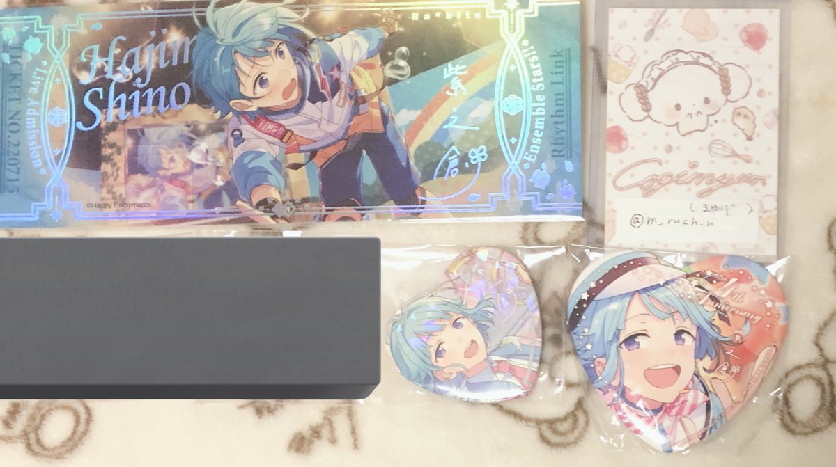 あんスタ 譲渡 星耀徴章 2周年 チャーム 中国 缶バッジ 花の契約