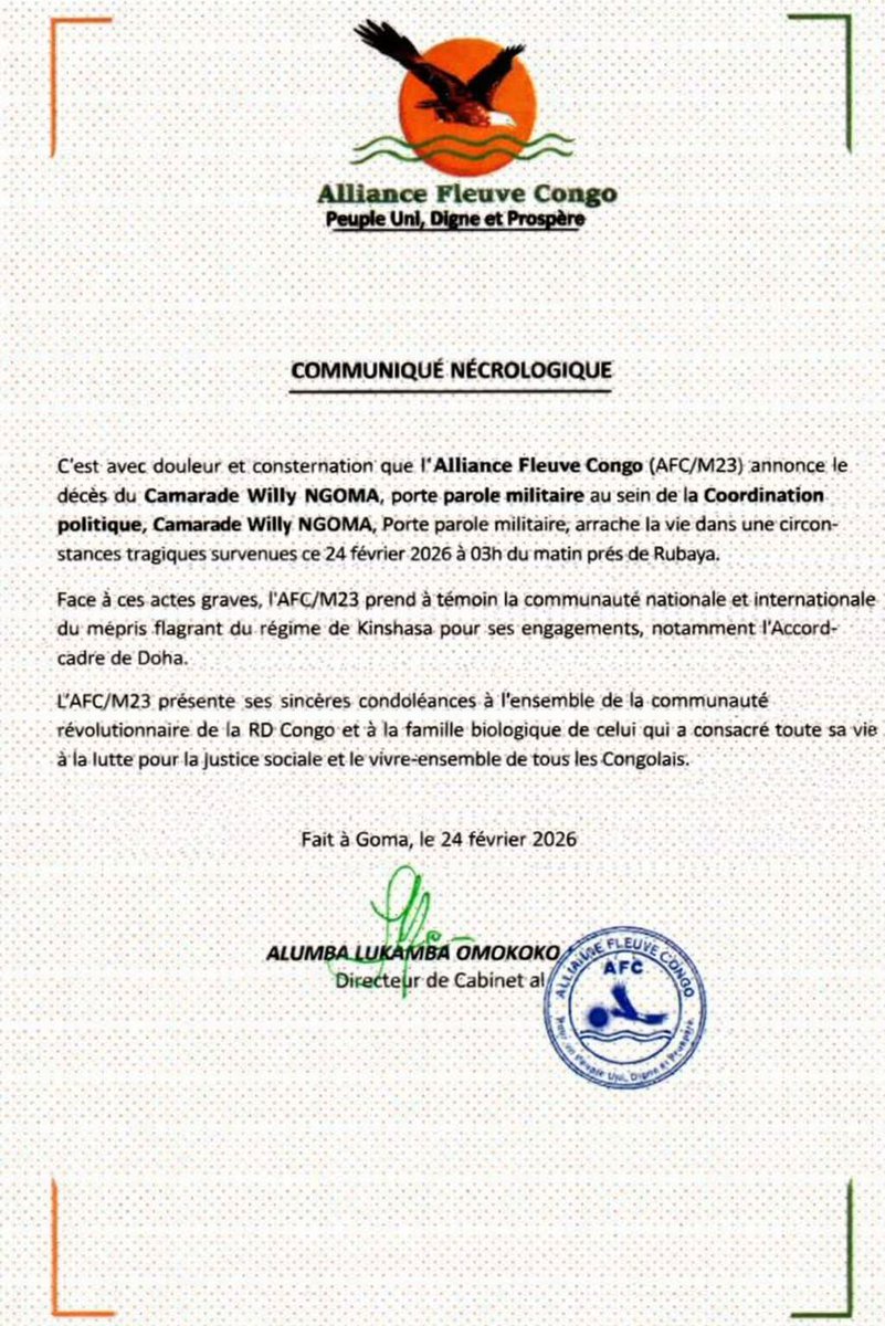 L'homme à l'insolence méprisante envers les rdcongolais et leur armée est finalement tombé.