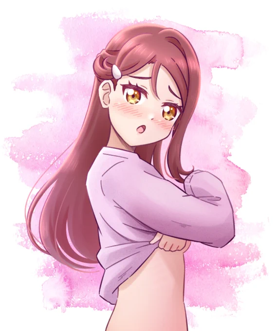 り、梨子ちゃんっ///// #lovelive #Aqours #桜内梨子