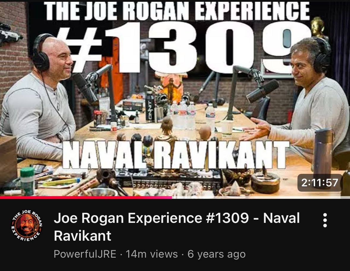 paarugsethi's tweet photo. i would pay money for a 2026 re-run of this episode @naval https://t.co/8PlDmyJodg