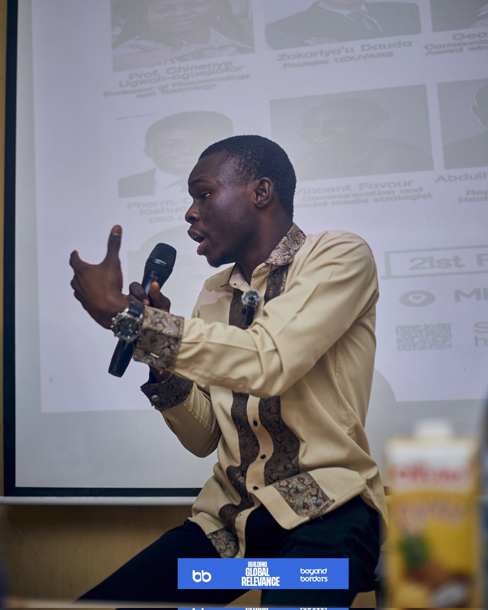 beyondbborders's tweet photo. LinkedIn is more than a platform. It’s a powerful tool.
@AbdulsalamNeuro explained how to showcase your skills, narrate your journey effectively, and leverage LinkedIn to unlock global opportunities.
Visibility is key to global relevance. 🌍
#beyondborders #globalrelevance https://t.co/Jy7FbNVYJs