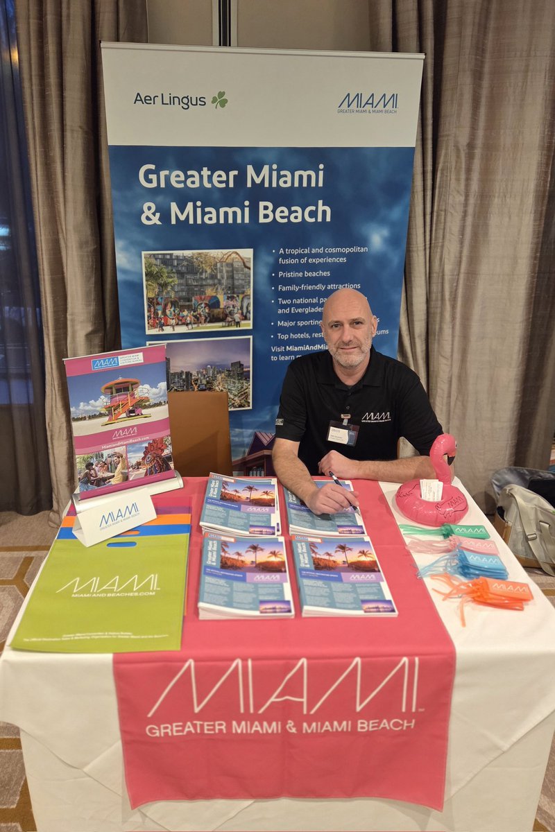 RepPlusUK's tweet image. Our @visitmiami UK &amp;amp; Ireland Team had an amazing time at the Aer Lingus  Taste of America Roadshow in Belfast last night! 🍹✈️ We loved connecting with travel professionals and sharing all the fantastic experiences Miami has to offer  🌴🌞

#RepPlusOnTheRoad #RepPlusClient