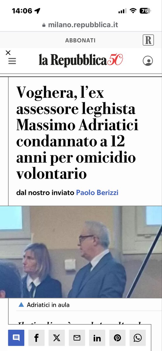 Milo puoi informare il leghista che e’ colpa 
del magistrato anche qui #ore14 anche qui ha sparato a sangue freddo su una persona su una persona disarmata.
