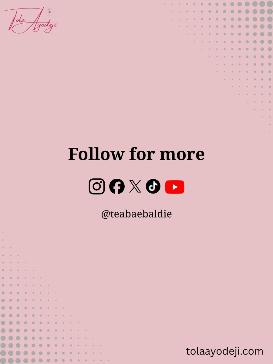 Tola Ayodeji • Keynote Speaker • Published Author tweet media