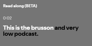 postekster's tweet photo. @BrussenVeelo Altijd lachen die Spotify 'read along' 🤣 https://t.co/JOSNxQWWrw