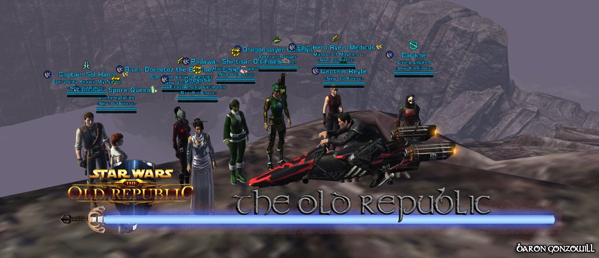 NewOutRiders's tweet photo. Where we’re going we don’t need roads. swToR is back into the swing of things in the new year, and the Progression raid team is back at it and going strong. We have started to track end game content in swToR thanks to everyone’s fearless leader …..

https://t.co/PMICo8BYXS https://t.co/QV8idMMlfD
