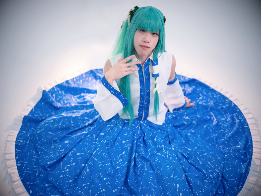 早苗さんの全円スカート 📸：@otakunakanzi #0215幻想的なひらみ併せ