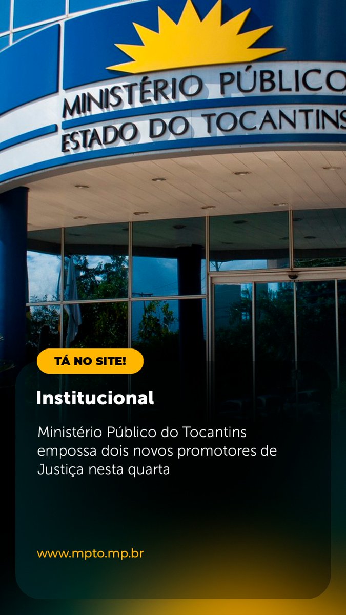 MPETocantins's tweet image. ☝️ Ministério Público do Tocantins empossa dois novos promotores de Justiça nesta quarta.

🖥️ x.gd/rqI3f

👉 Seus direitos foram desrespeitados?
📞 Ligue 127.

#MPTO #MPTOAtuante #Tocantins