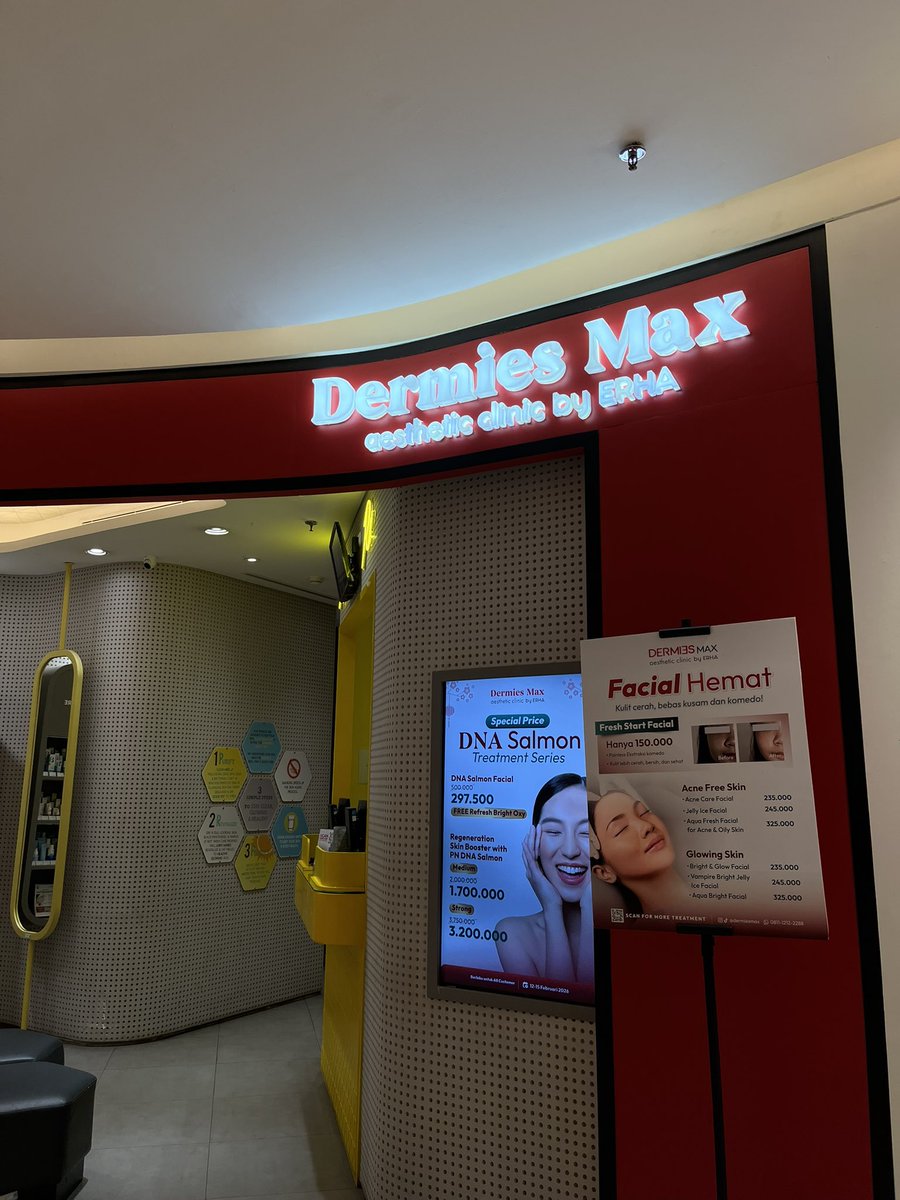 lovefdks's tweet photo. aku treatment di Dermies Max cabang Cibinong City Mall aka CCM dan ditangani dr. Nabilaa

anw Dermies Max ini sister brandnya Erha Clinic yaww #rekomendasiklinik #dermiesmax #facial #laser #gapakemahal

bonus hasil h+3 treatment https://t.co/MBRNpAgkTM