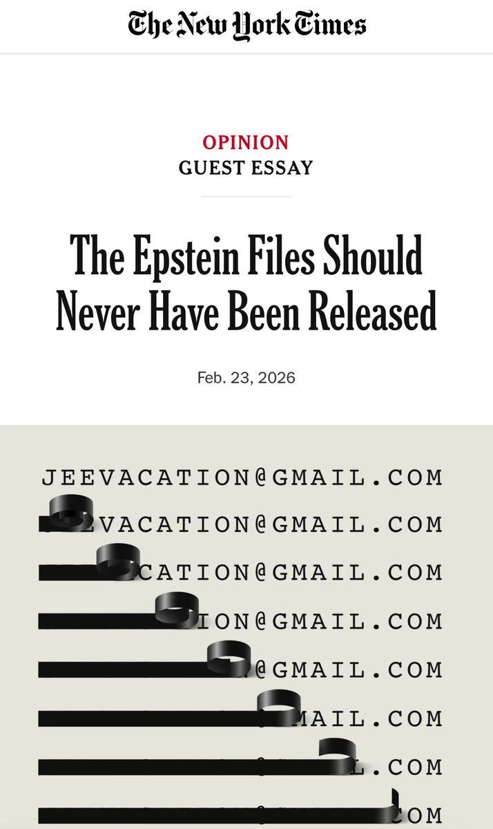 The New York Times is manufacturing consent for war and pedophiles.