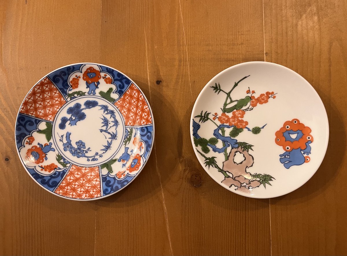 ミャクミャク豆皿の柄って、今がめちゃめちゃオンタイムよね